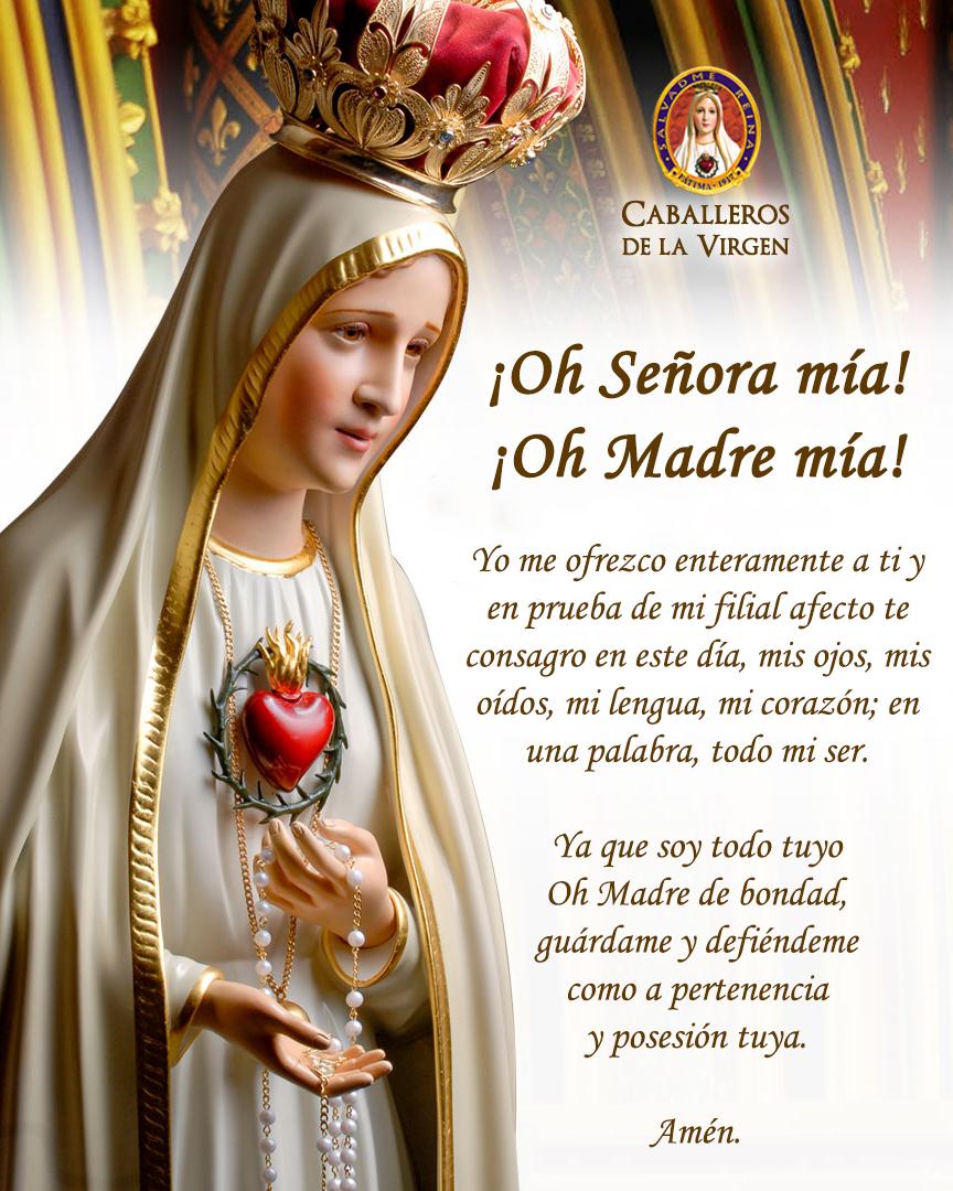 Caballeros de la Virgen on Twitter: "¡Mes de Mayo, mes de María! Hoy 13 de  mayo, consagrémonos en su fiesta a Nuestra Señora de Fátima  https://t.co/G6ZOXmPXCU" / Twitter