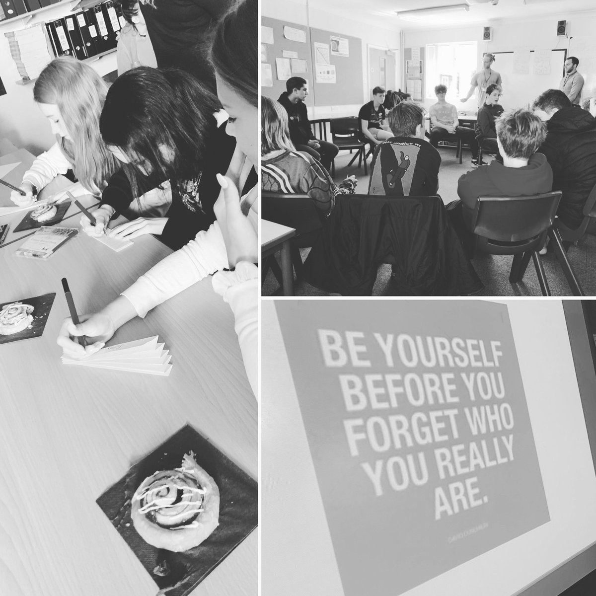StChris_PSHE's tweet photo. Students from III Group (Year 9) have spent the morning discussing gender stereotypes, positive masculinity/femininity and how to talk about openly about those things that affect us. #challengingattitudes #mystchris https://t.co/u0QGr8kjs7