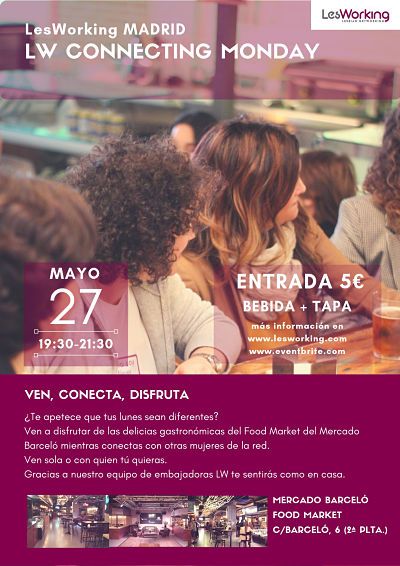 Lesnetworking's tweet photo. El lunes 27 de Mayo tenemos una cita! Un Connecting Monday en el mercado Barceló ¡Ven a conectar con otras profesionales de la red!
APÚNTATE AQUÍ 👉👉 https://t.co/M9jCcCKifC
⠀
#Madrid #lesnetworking #mujeres #lesbiana #lesworking #lesbiannews #networking #visibilidad https://t.co/IEKQyE7A8l