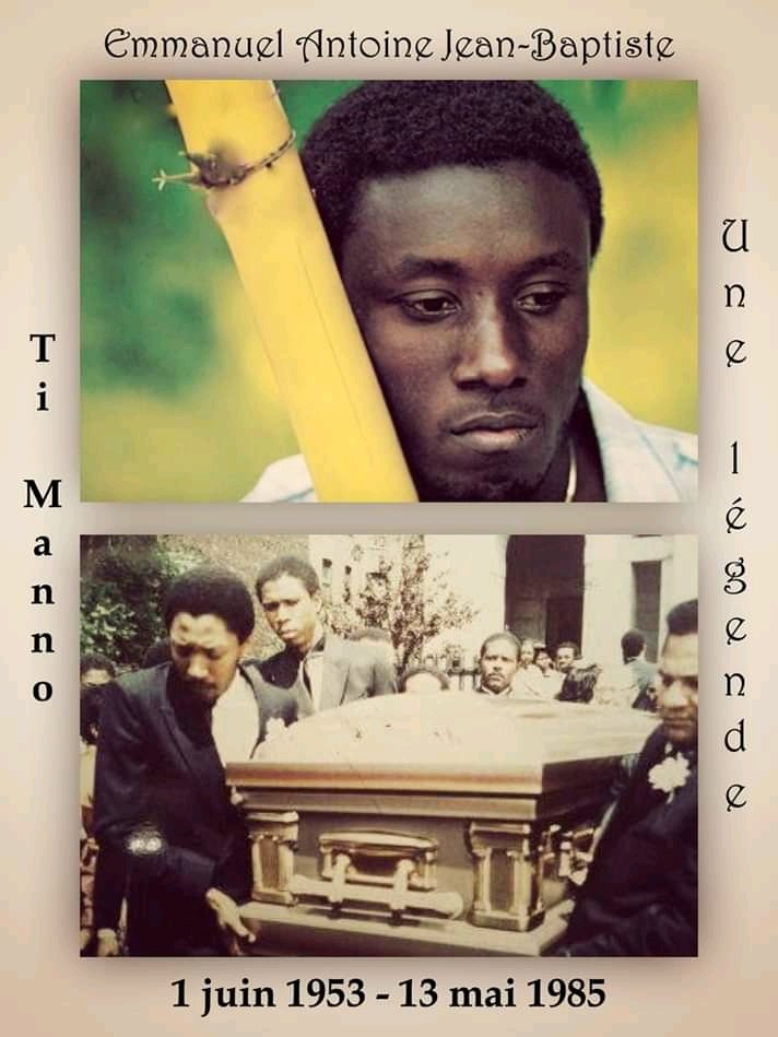 MTJ_ht's tweet photo. 🇭🇹 13 mai 1985 - 13 mai 2019
#34eme anniversaire de la mort d' Emmanuel Antoine Jean-Baptiste.
#Timanno
Né 1er Juin 1953, mort 13 mai 1985, a engendré toute une pléthore d'opinions provenant de la presse parlée, ecrite et des internautes un peu partout dans le monde. https://t.co/RfHDkPUH0O