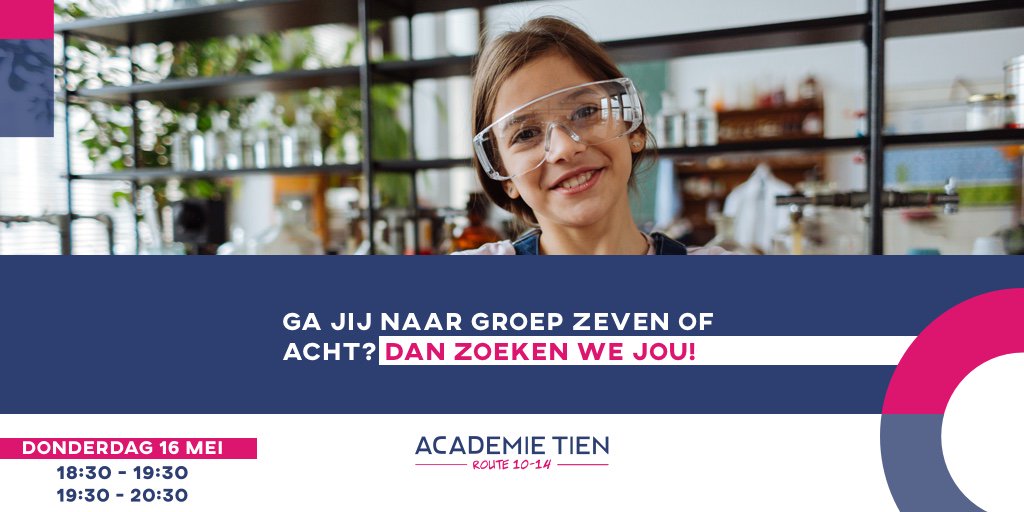 Bij ACADEMIE TIEN Route 10-14 wordt de keuze voor een definitief VO-advies uitgesteld. Hierdoor hebben #leerlingen van 10-14 jaar de tijd om zich te #ontwikkelingen en te #ontdekken wat bij hen past. Op 16 mei is er een #openavond, kom langs! academietien.nl/ontdekken-wat-…