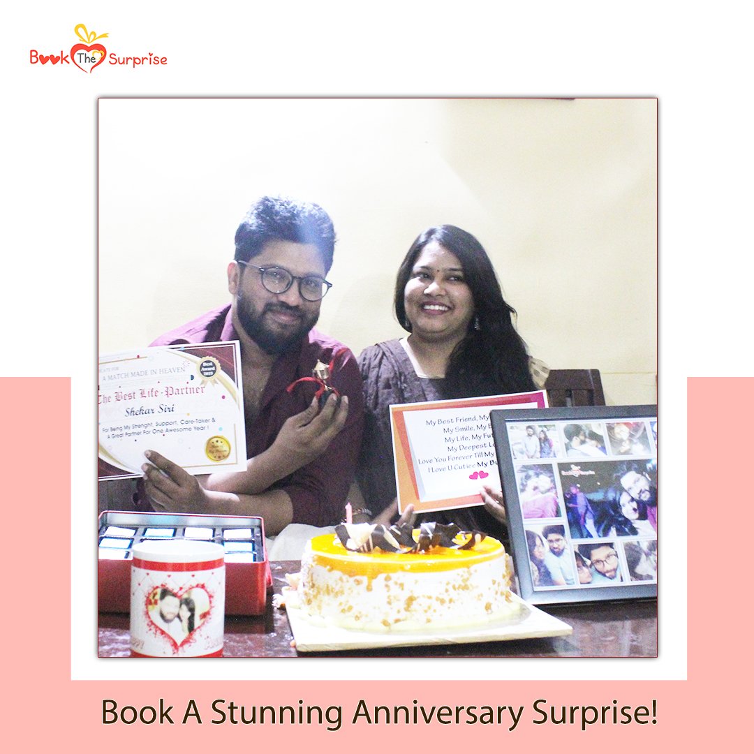 It's time to make your #anniversary celebrations the best of all! 
Plan a #beautiful #surprise & make the occasion #memorable!
Order Now @ ow.ly/33Vi50tU5Hb
#Couplelove #bestanniversarygift #lifetimememory #anniversarygift #HappyCouple
#anniversaryideas #bookthesurprise