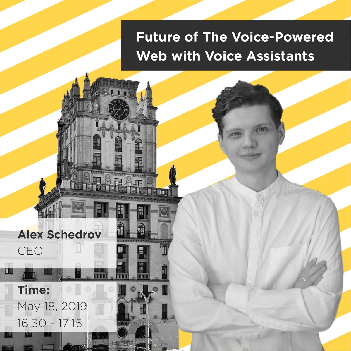 five_jars's tweet photo. So glad to see my CEO @alexschedrov in the official schedule of Drupal Camp Belarus 2019! Wheeeeee πͺπ€©
It's just in a few days: May 18, Minsk.
Follow me to stay updated π
#fivejars #fivejarsteam #five_jars #5jars #digitalagency #drupal #Belarus #CEO #voiceassistants https://t.co/EXtWsRbUzB
