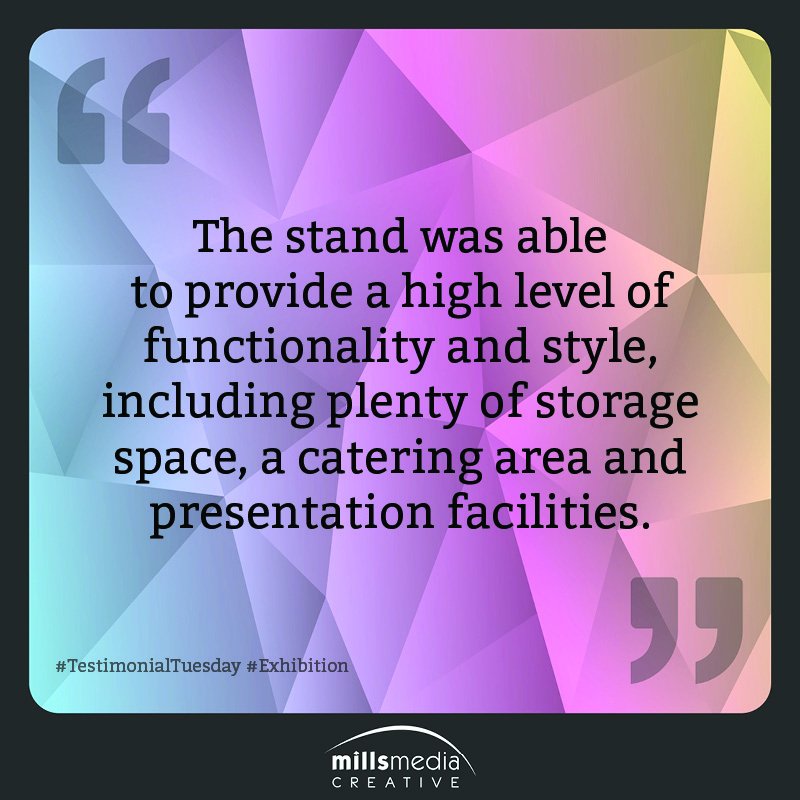 GlentonMedia's tweet photo. #TestimonialTuesday #Exhibition #Exhibitions #Exhibitionstanddesign #Exhibitionstandbuild #tradeshow #tradeshowbuild https://t.co/CuyvJtSw9C