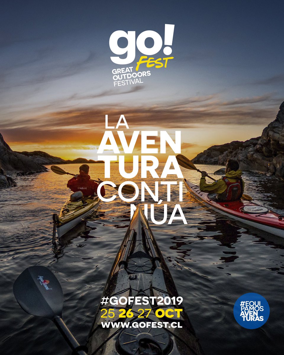 GoFest_Chile's tweet photo. #GoFest2019 no te quedes abajo, 25 al 27 de Octubre... LA AVENTURA CONTINÚA #GoFestChile #EquipamosAventuras #GreatOutdoorsFestival #Festival #Chile #Outdoor #Overland #Travel #Adventure #Camping #Nature #Hiking #Kayaking #Campfire #Motorhome #Rooftent #Glamping 📷 @TFurmanek https://t.co/2FS77X0l2f