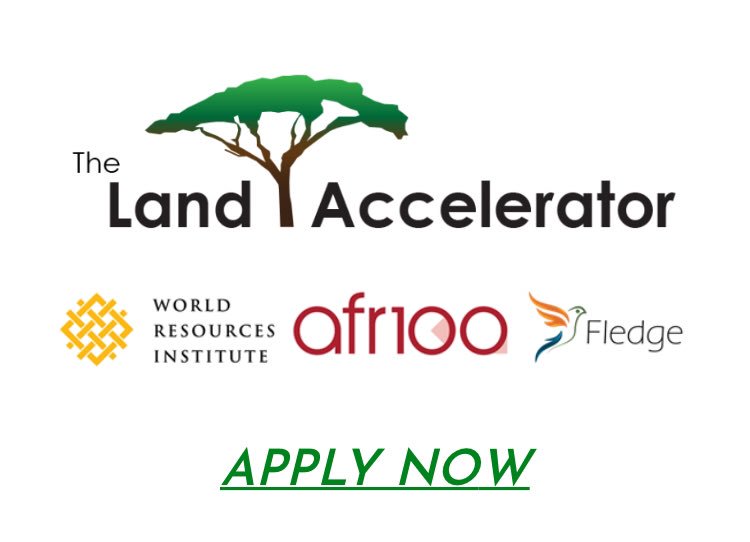 Afr100_Official's tweet image. Are you an African entrepreneur who is running a successful business that restores degraded land? Apply for the 2nd edition of the #LandAccelerator, a 6-day training program where you can refine your business model and meet investors. Learn more: thelandaccelerator.com #AFR100