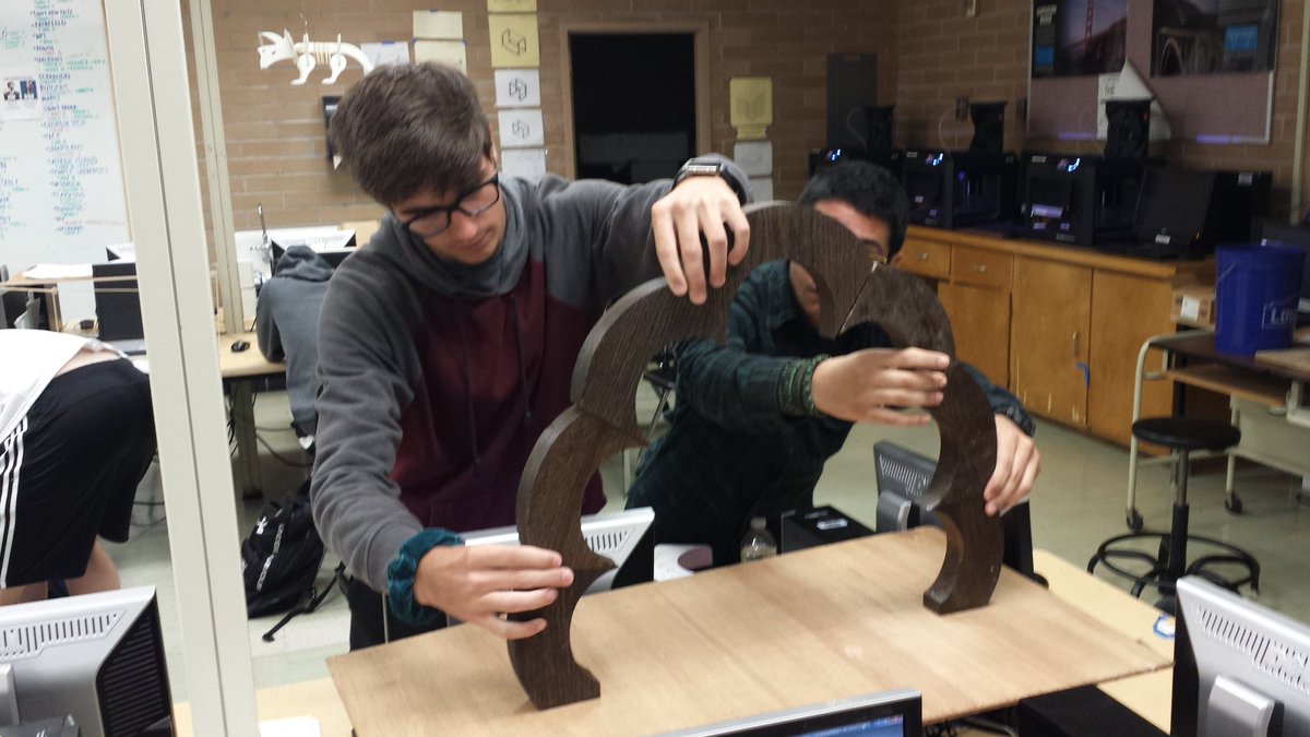 NRTechEd's tweet image. Engineering I students putting the finishing touches on their Arch. @NRRedRaider
