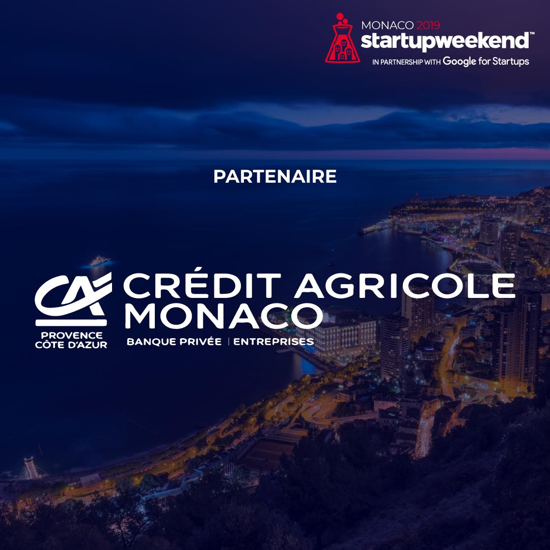 SWMonaco's tweet photo. [Partenaire] Merci Crédit agricole Monaco pour sa confiance et son soutien au @StartupWeekend #Monaco #SWMC2019 ➡ https://t.co/uWV8PCnnIT
cc @credit_agri_PCA https://t.co/ZaUiQgGCHt