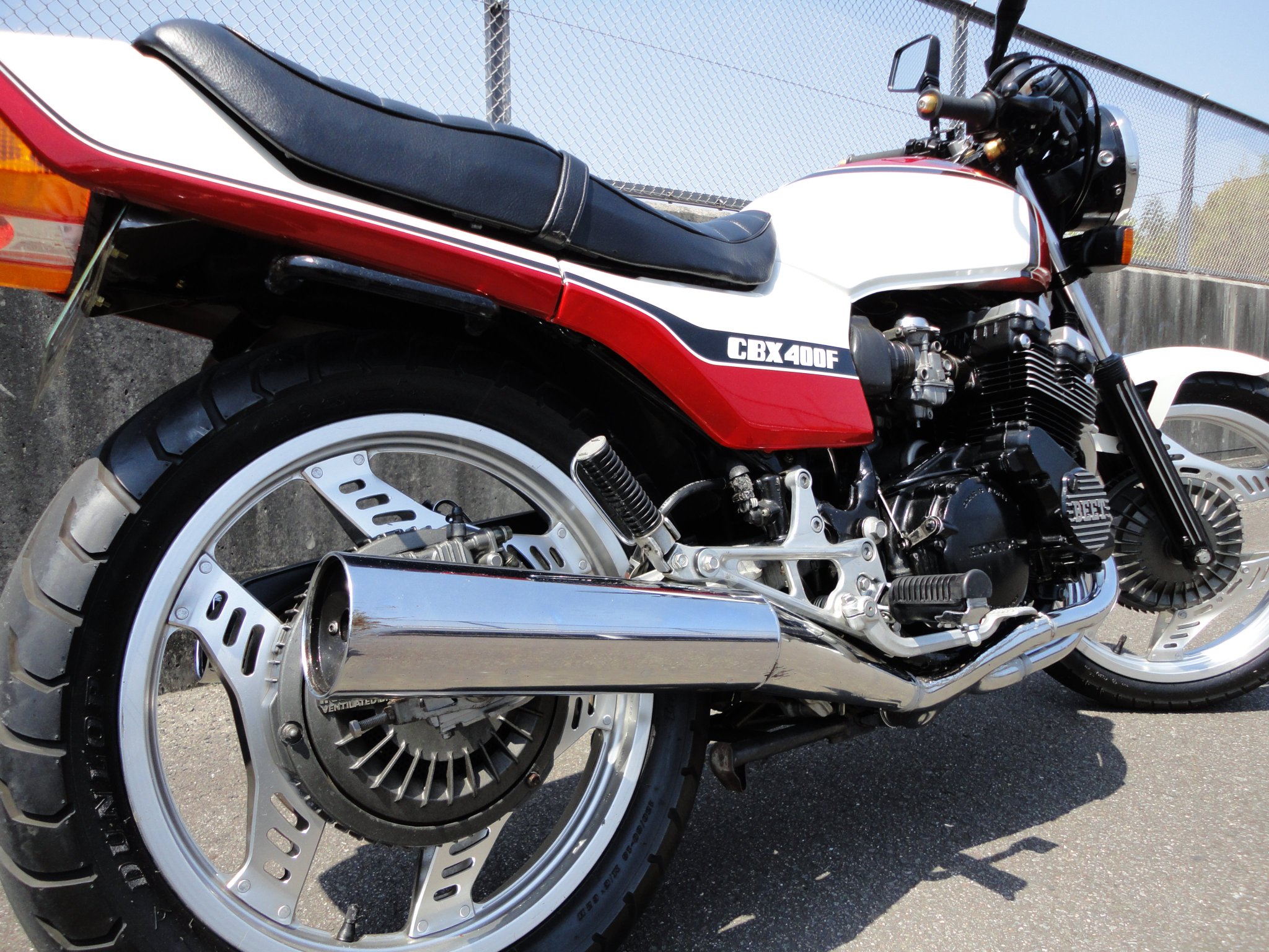 CBX400F 1型 リアホイール インボード 網付き CBX400F 2型 リアイン