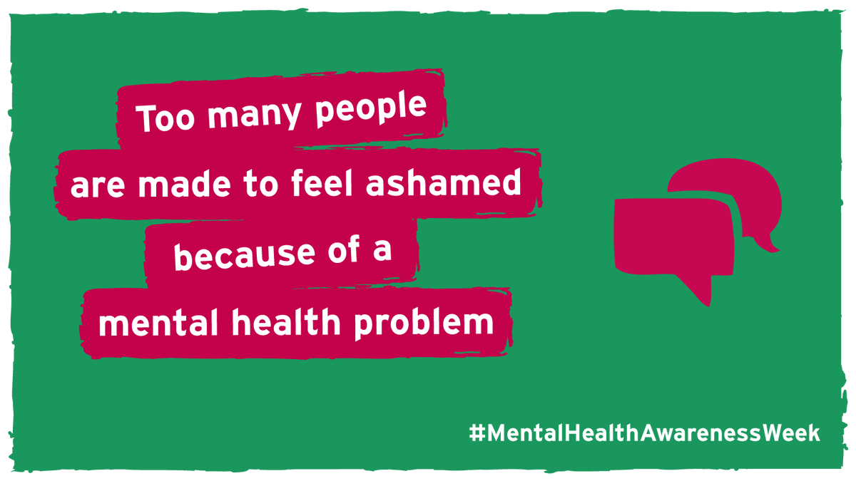 Every person who is made to feel isolated or ashamed because of mental illness stigma is one person too many. 

This #MentalHealthAwarenessWeek help to put an end to the unhelpful and harmful myths surrounding mental illness. Have a conversation, check in on a friend, ask twice.