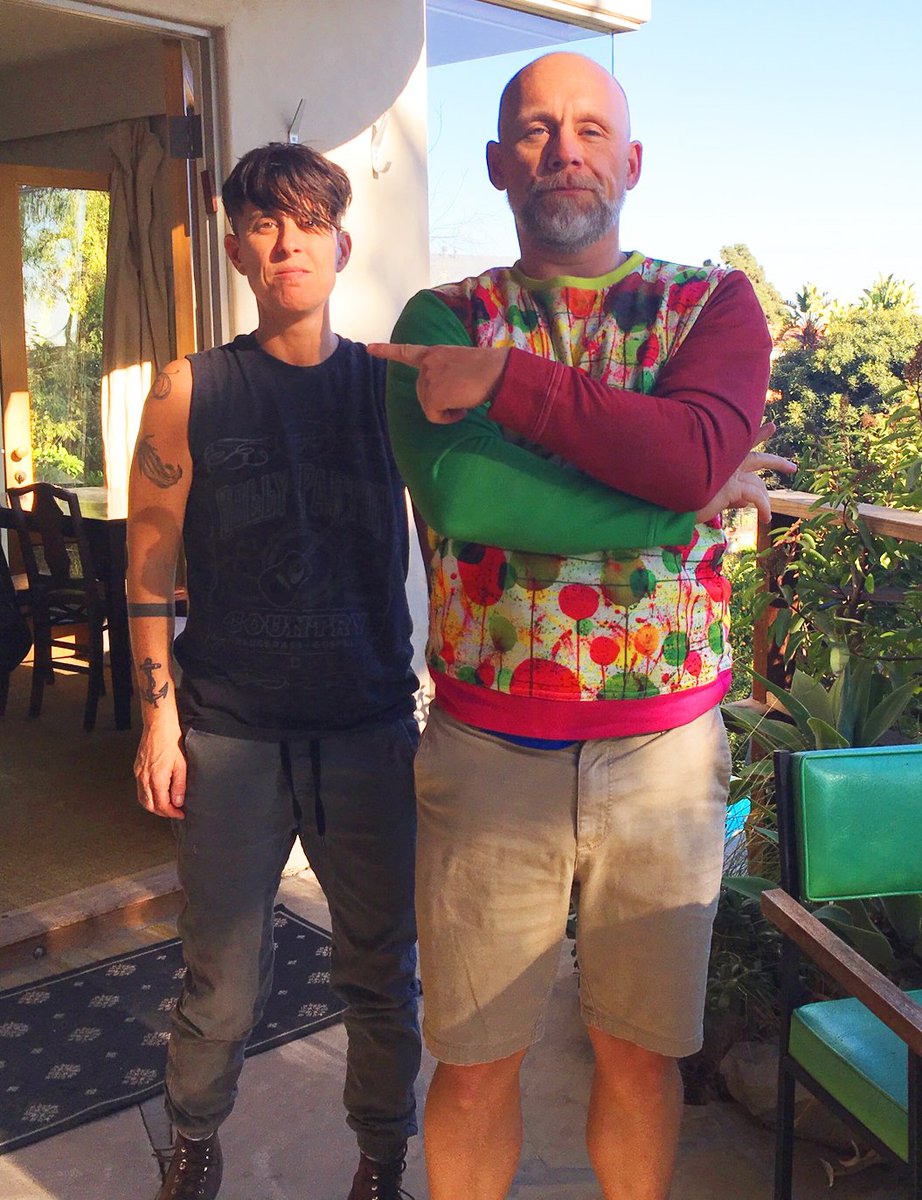 Inkymole's tweet image. "The two of you, at once??" obscure #JSaulKane #DepthCharge reference announcing that @andreagibson AND @buddywakefield's tour has BEGUN! See them at @GleeClubBham tonight - doors 7.30. Word-sandwiches made by true storyteller stuffed with fat slices of love, politics + humour...