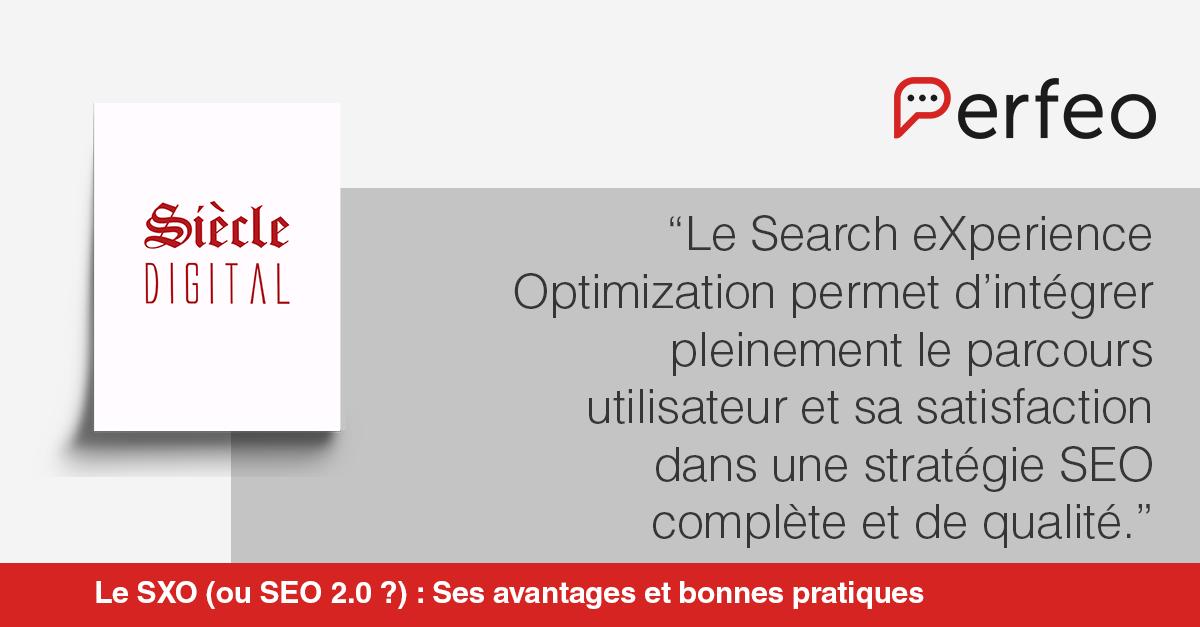 Le #SXO, la nouvelle génération du #SEO ? En intégrant le parcours utilisateur et la navigation au sein d’un site, le SXO complète le rôle du SEO et va encore plus loin pour améliorer le positionnement et la visibilité des sites.
Source : buff.ly/2GG1HiH