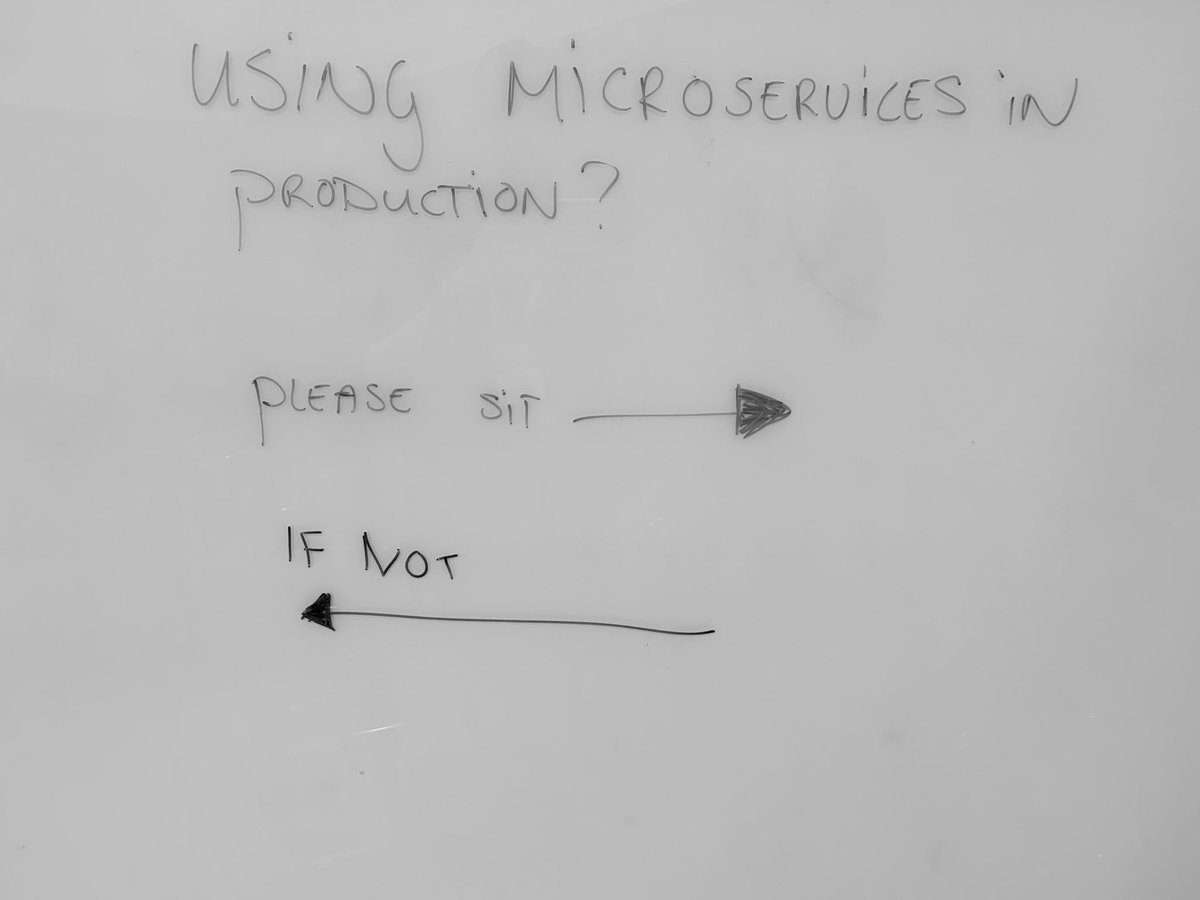 ericschabell's tweet photo. Looking for the slides and results of our #RHSummit sesison 3 Pitfalls Everyone Should Avoid with #Microserivces, look no more! @RoelHodzelmans @RedHatSummit https://t.co/Wyd6qNbUKN https://t.co/z2WnJpe033