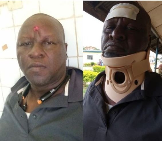 BrightRadioTv's tweet photo. Lagos State Commissioner for Information and Strategy, Kehinde Bamigbetan narrowly escaped death as his vehicle was involved in a serious accident. Bamigbetan’s SUV rammed into an armoured carrier as his driver dozed off while on high speed on their way from the farm. https://t.co/s4Soo901i6