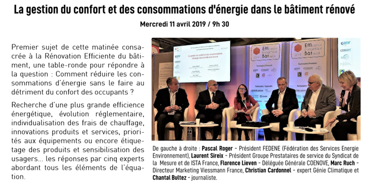 Coenove's tweet photo. #bâtiment #confort #EfficicitéEnergétique
Dans #thermpresse cette semaine, les principaux échanges lors de la convention #Effibat où intervenait @Coenove @FLievyn pour rappeler l'importance de la photographie initiale du #logement 🏡et la définition d'1 parcours #rénovation 🏗️ https://t.co/c0Nl8uQufx