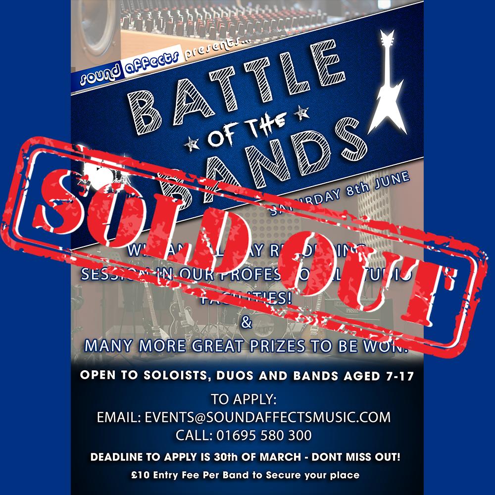 Our Battle of the Bands competition on Saturday 8th June at Edge Hill University is officially❗️SOLD OUT❗️

If you missed out - drop us a message and we will let you know tickets become available!

📧 events@soundaffectsmusic.com 
☎️ 01695 580300 

#Music #musicteaching