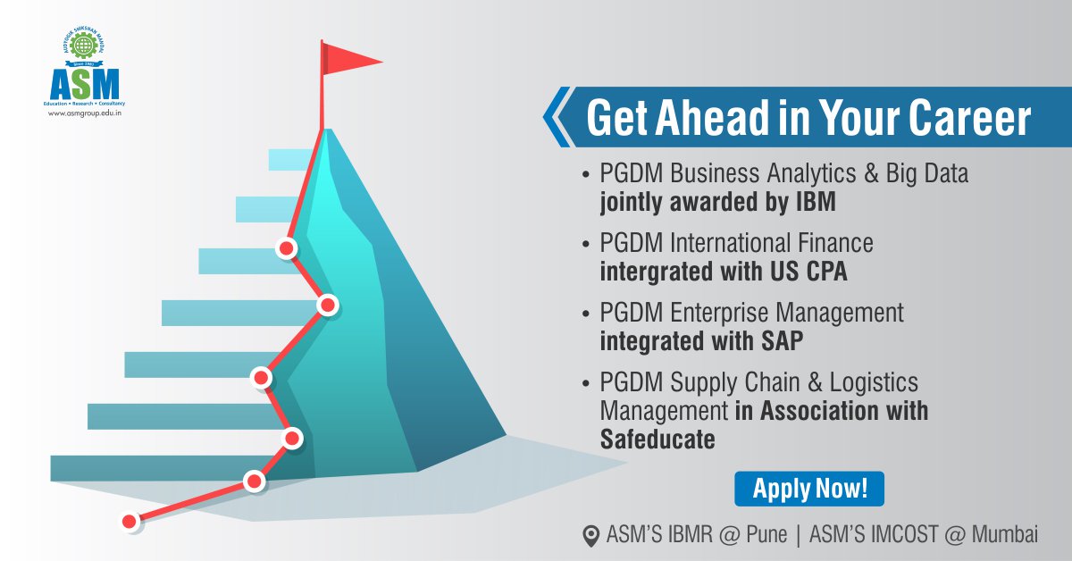 ASM_Group's tweet photo. IBMR/ IMCOST believes in providing quality education to the students through industry- oriented curriculum and certifications. Enroll Now! Know more at https://t.co/KNG85MSJ16 / https://t.co/iN1CWBFjWa #CareerInPGDM #ASMGroup #ASMsIBMR #ASMsIMCOST #IBMR #IMCOST https://t.co/hyemkP0YFv
