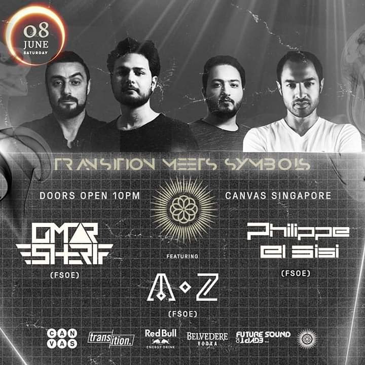 Symbols lands in Singapore 🇸🇬 to collaborate with #Transition bringing 3 headliner from Egypt for the first time to Singapore: <a href="/AZmusicc/">A & Z</a>, <a href="/Philippeelsisi/">Philippe El Sisi</a> &amp; <a href="/djomarsherif/">djomarsherif</a>

<a href="/CanvasSingapore/">Canvas Singapore</a>
20 Upper Circular Road, #B1-01
The Riverwalk
048416

➡️ Bit.ly/Symbols8thJune