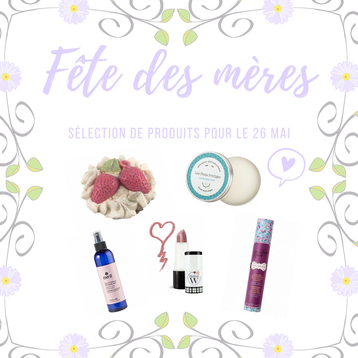 ceiba_shop's tweet photo. Le 26 mai approche à grands pas... Avez-vous trouvé le cadeau idéal pour votre maman ? 🎁
Chez Ceiba, nous vous avons concocter une petite sélection de produits parfaits pour l'occasion !
Venez découvrir ces produits : https://t.co/S4QwIDqTo7

#cosmetiquebio #bio #fetedesmeres https://t.co/Bd2x3hQrUg