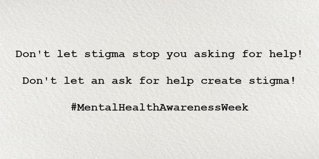 TranquilMindUK's tweet photo. Let's stamp out the stigma! 
https://t.co/cxrzYbUph4
#MentalHealthAwarenessWeek https://t.co/5IpVqQCrev