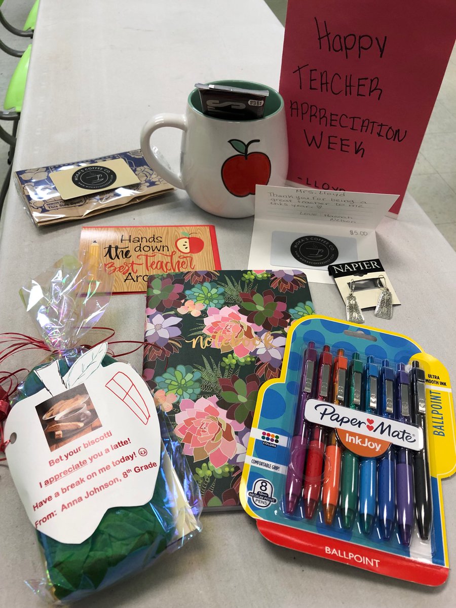We have the SWEETEST students and administrators ⁦<a href="/SatsumaHS/">SHS</a>⁩! Thanks for a wonderful teacher appreciation week! #GoSHSGators