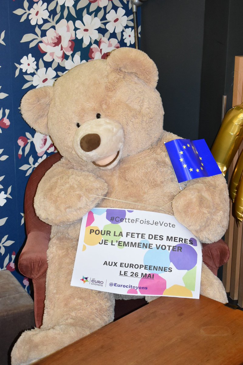 Dans 2 semaines, c'est la  #FetedesMeres mais pas que  ! Le  #26Mai vous choisissez votre avenir et celui que vous voulez pour les 500 millions de citoyens européens  ! Alors n'oubliez pas d'aller voter aux  #Europeennes2019 pour vous, et pour ceux qui ne peuvent pas le faire 🇪🇺