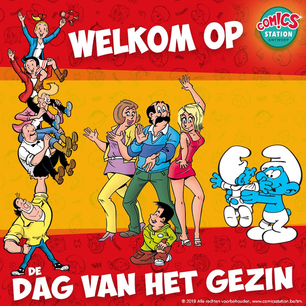 Woensdag vieren we de Dag van het Gezin. 
We willen die dag zoveel mogelijk gezinnen de kans geven om samen te genieten - daarom halveren we de prijzen van onze toegangsticketten! 🎟

Iedereen is welkom bij ons voor €9,99. 

Ticketten online te koop: tickets.comicsstation.be/cart
