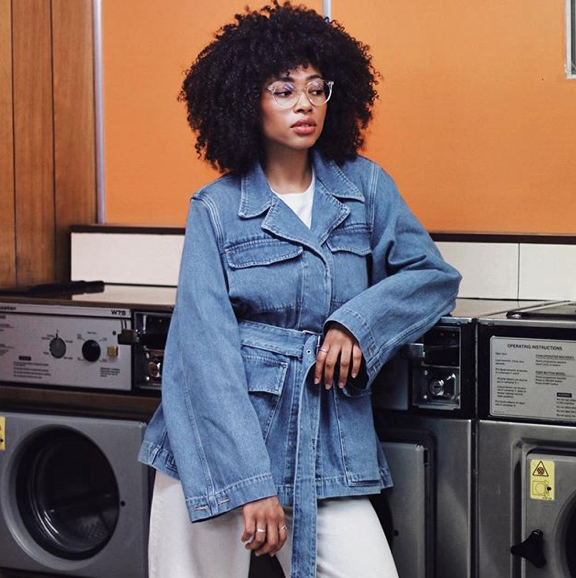 _entyapp's tweet photo. Update your denim with a belted jacket like this one from @selected_official at @asos - Bought something recently and not too sure about keeping it? Hop onto the Enty app and ask one of our Stylists to keep or return! https://t.co/B1Je6jIYLx