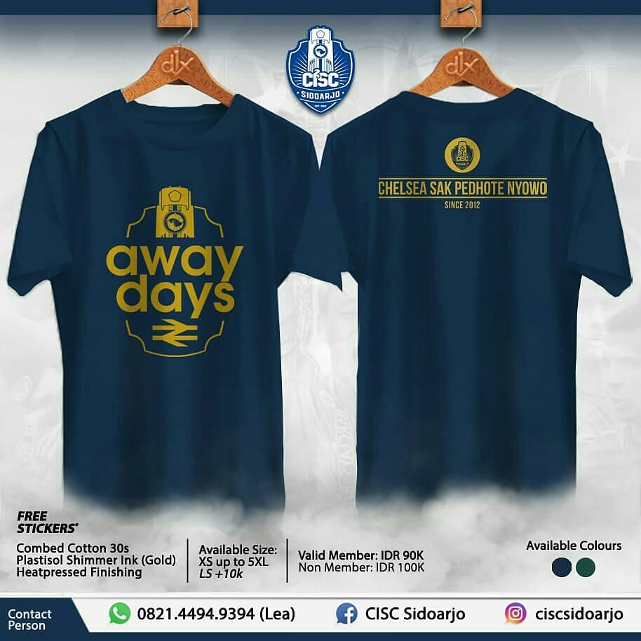 PO merchandise CISC SIDOARJO masih dibuka, jangan sampe ketinggalan, cocok buat oleh2 Lebaran 😊
Untuk info PO dll silahkan cek Flyer, Atau hubungi nomer WA : 0821-4494-9394 ( Lea ) 
.
.
Wes, nunggu opo maneh ? Budalno !! 😎

#merchandise #ciscsidoarjo #CSPN #SIDOARJOWERR
