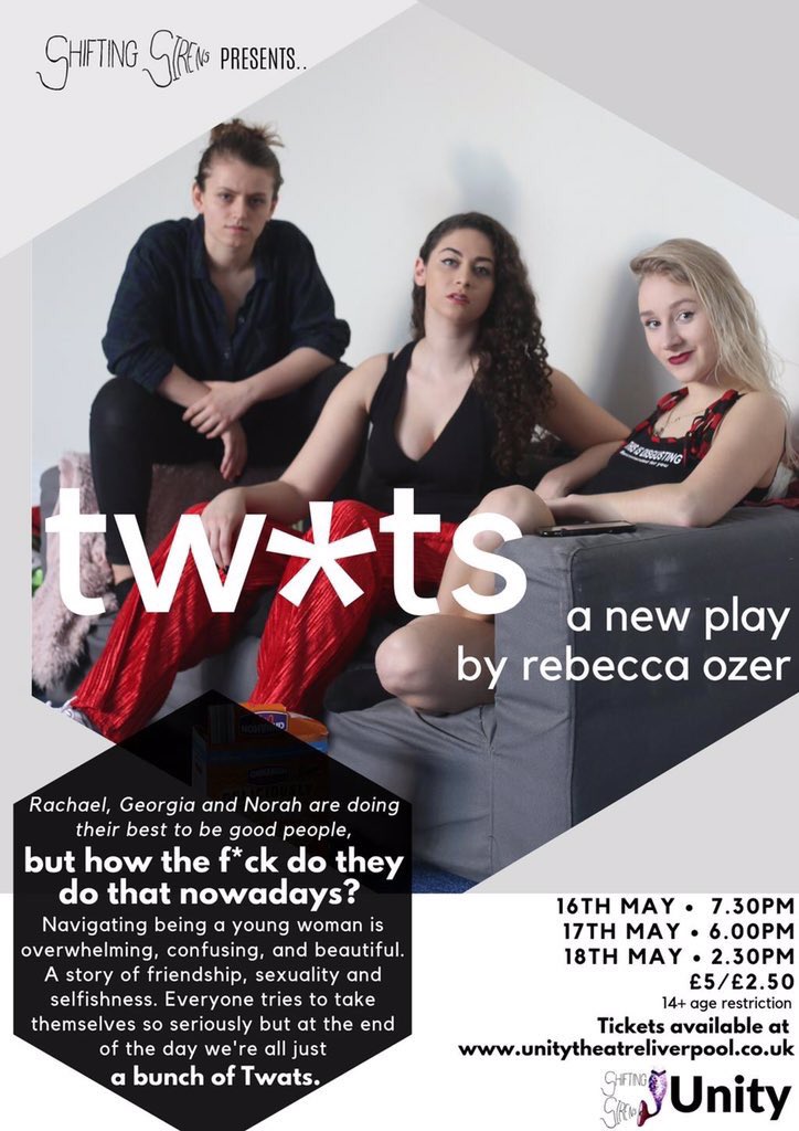 TheActorsP's tweet photo. Great to see @LIPALiverpool grads making their own work right out of the gate! It’s hard work making your own theatre but it’s also how the magic happens. Please support them. Follow, RT, go and see it! @unitytheatre @ShiftingSirens https://t.co/38NuTHbnfS