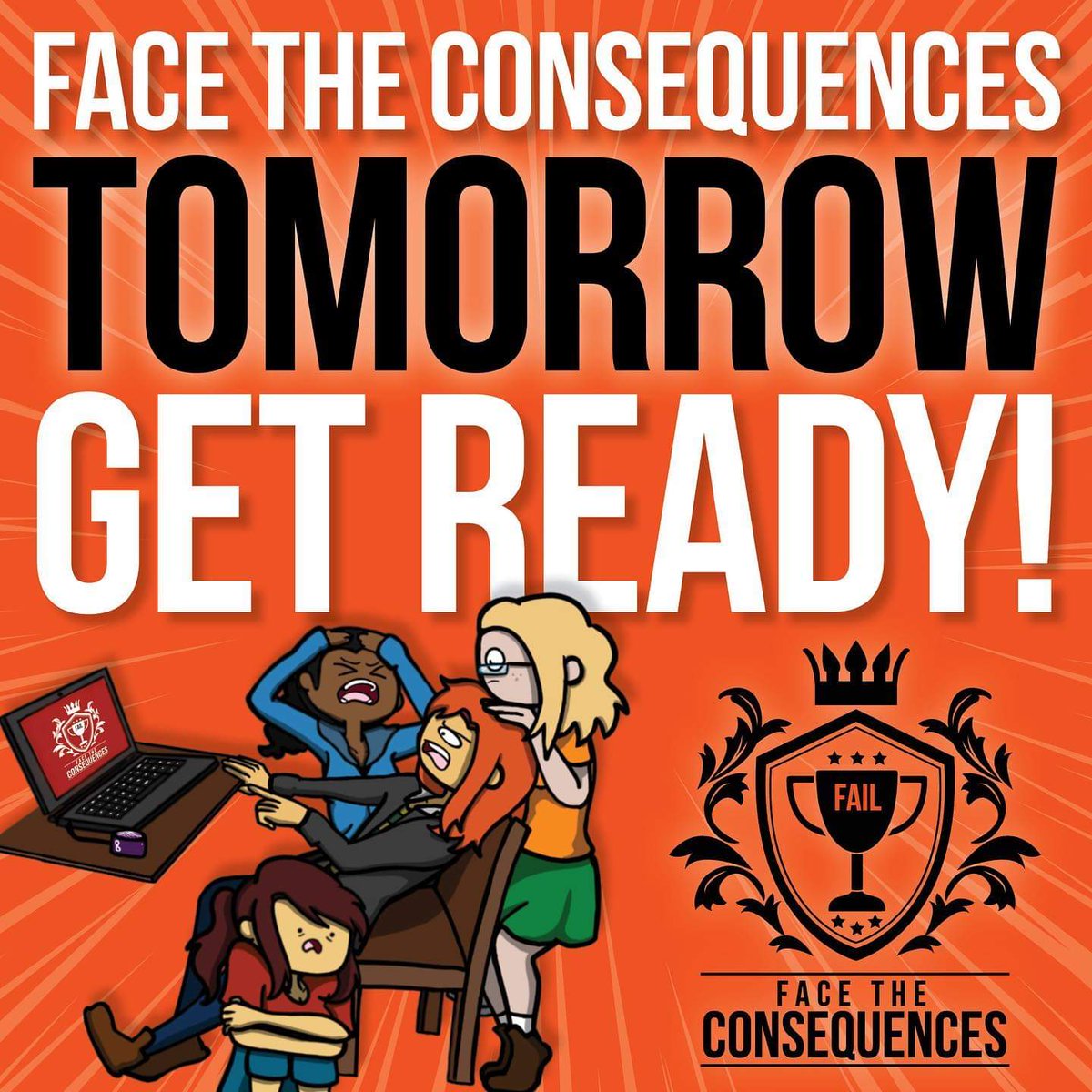 FTCgame's tweet image. Tomorrow morning, get yourself on Kickstarter and be ready to change game night forever!

#Kickstarter #party #partygames #ftcgame