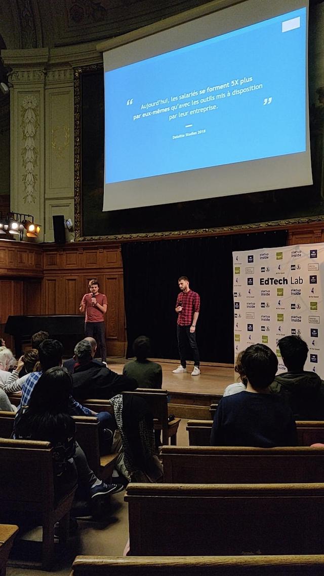 edflex_us's tweet photo. [NEWS] Nouveau trophée pour My Mooc, coup de coeur du jury du #EdtechLab !! 🎉 Merci à notre team qui a participé à la création d’un produit unique (on vous en dit davantage bientôt 😉). Direction l’Assemblée Nationale pour l’événement « AI for Good » ! https://t.co/gwNb9fS9qO
