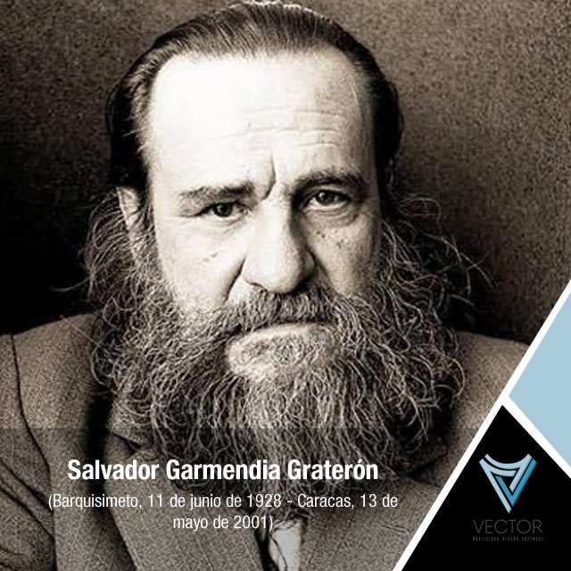 Vector_PDS's tweet image. Salvador Garmendia fue un reconocido escritor, narrador, cronista, guionista de radio y televisión venezolano. Murio a los 72 años en Caracas a causa de una afección pulmonar
#13Mayo #Venezuela #TalDíaComoHoy #SalvadorGarmendia #Cultura #Venezolanos #Historia #Escritor #VectorPDS