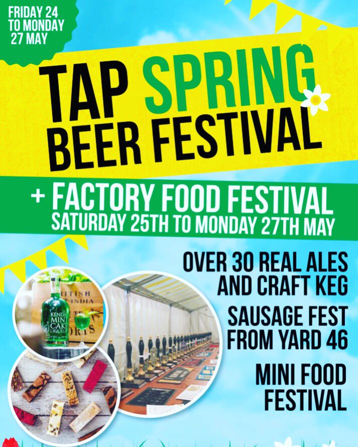 Please support this first attempt to restart the food and drink festival in Kendal. Share and RT as much as you can please. It will be a fun weekend.