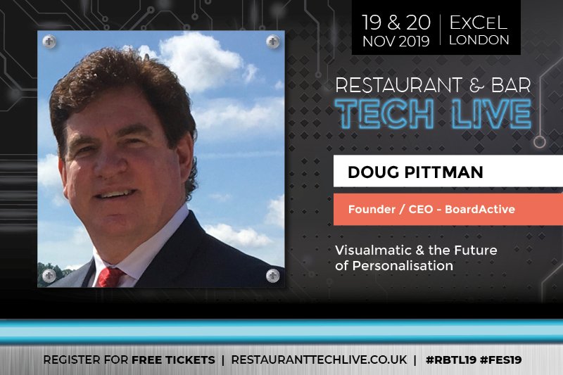 📢 Keynote speaker alert! ⚠️ Be sure to catch <a href="/BoardActive/">BoardActive</a>'s Founder/CEO Doug Pittman at this year's show! His unmissable seminar promises to give you the inside scoop on the future of #personalisation and the factors affecting consumer purchasing decisions! 👏🙌 #RBTL19 #FES19
