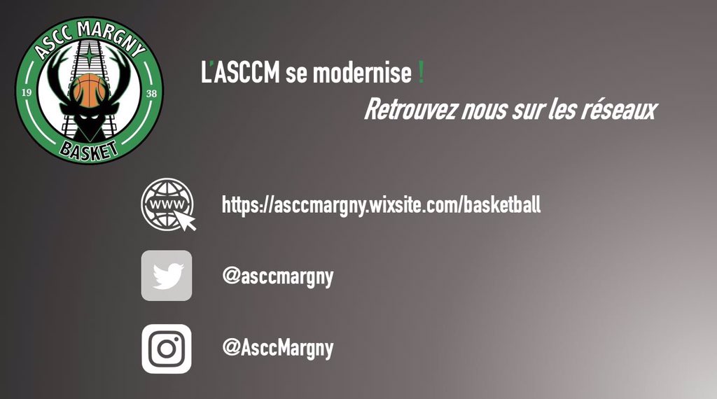 Ça bouge sur le net ! Suivez nous partout et sur notre nouveau site internet !! 🏀 #ASCCM #basket