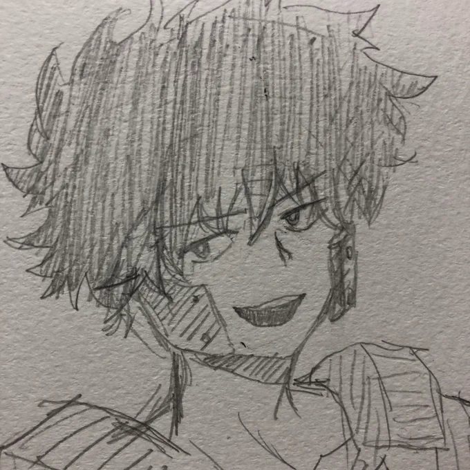 真堂くん誕生日おめでとう🎊
描けてる?😅 