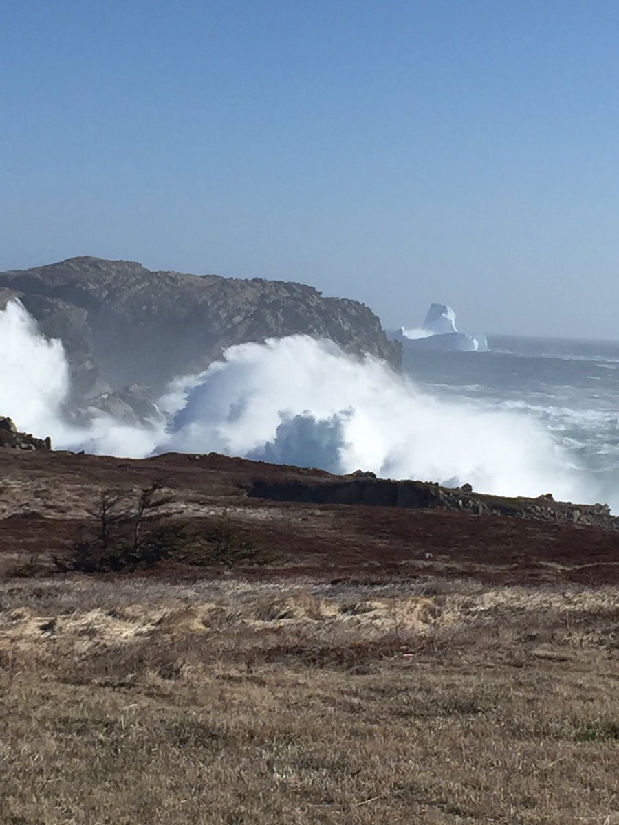 Lots off surf and lots off icebergs today.