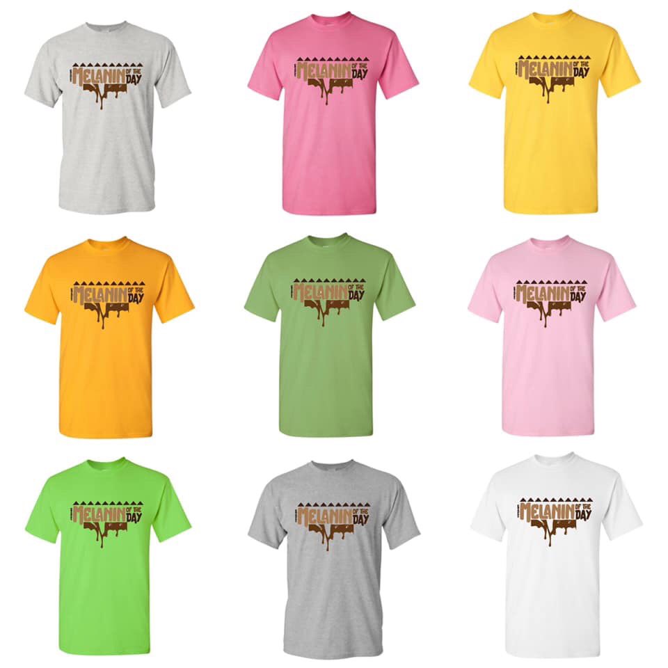 stanleyjonesii's tweet photo. “Melanin of the Day” shirts (tanks, long sleeves, etc) are available for preorder‼️ $13‼️
Don’t see a color you like? I can customize as well‼️
DM to preorder!
Please #share! #blackbusiness #TheyKnowInfo https://t.co/bASsmUPD9x