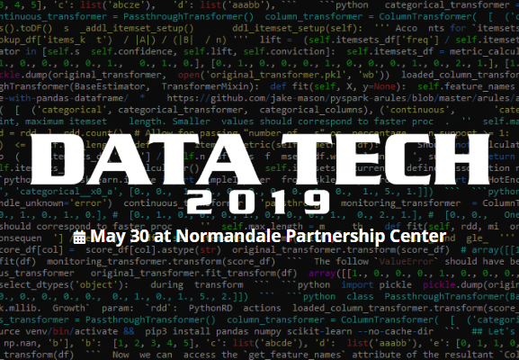 MinneAnalytics's tweet photo. Heading to Data Tech 2019 on May 30? Explore 50+ sessions on the latest topics in data science & emerging tech and start planning your conference experience: https://t.co/GZj0e9dhtr #DataTechMN https://t.co/1DW4FPvDAZ