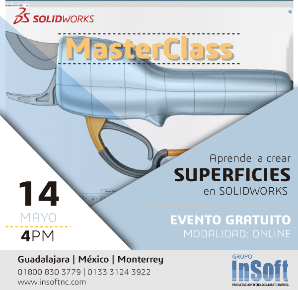 CURSOS_CAD's tweet photo. Mañana es la #MasterClass de Superficies con #SOLIDWORKS 👨‍🏫
No te quedes fuera, ya son ÚLTIMOS LUGARES 👉 https://t.co/WvsmVnbrxj
¡Nos vemos Mañana! https://t.co/CkZUzkc3oW