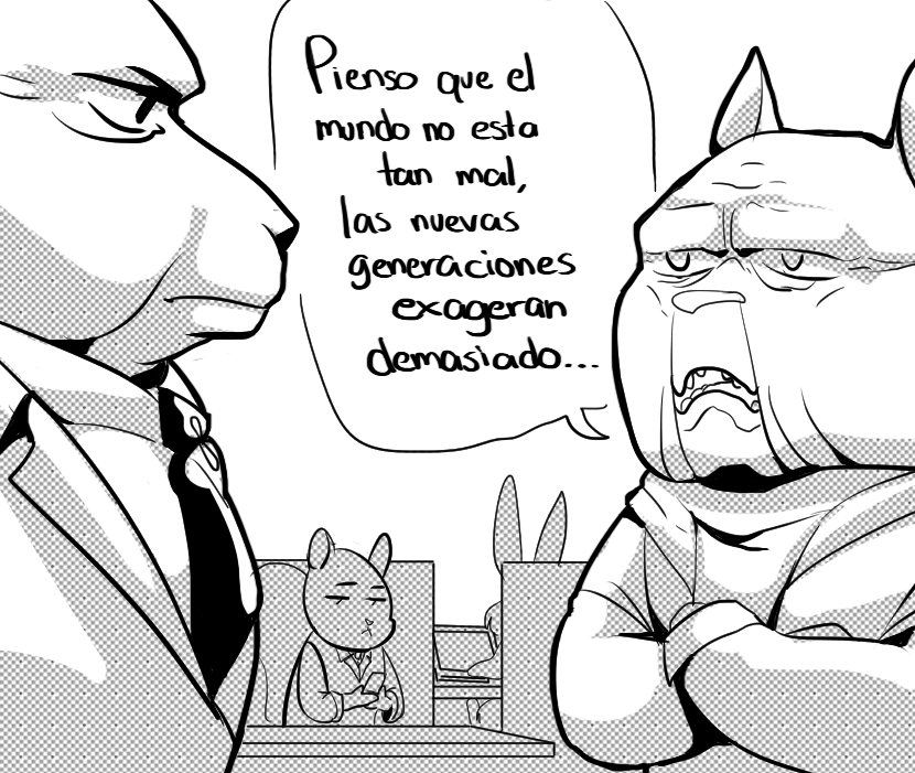 Es un dibujo viejo, cuando Conejito Godin aun era Godin 