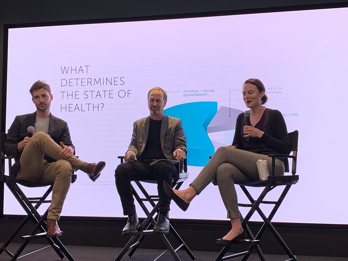futurecityblog's tweet photo. Your social and cultural environment has a bigger impact on your wellness than your genes. #globalwell @NYCxDESIGN #designtalksnyc from Angela Spangler @wellbeingafrica @sherryrdobbin #Sustainability https://t.co/Ye1GY2gufK
