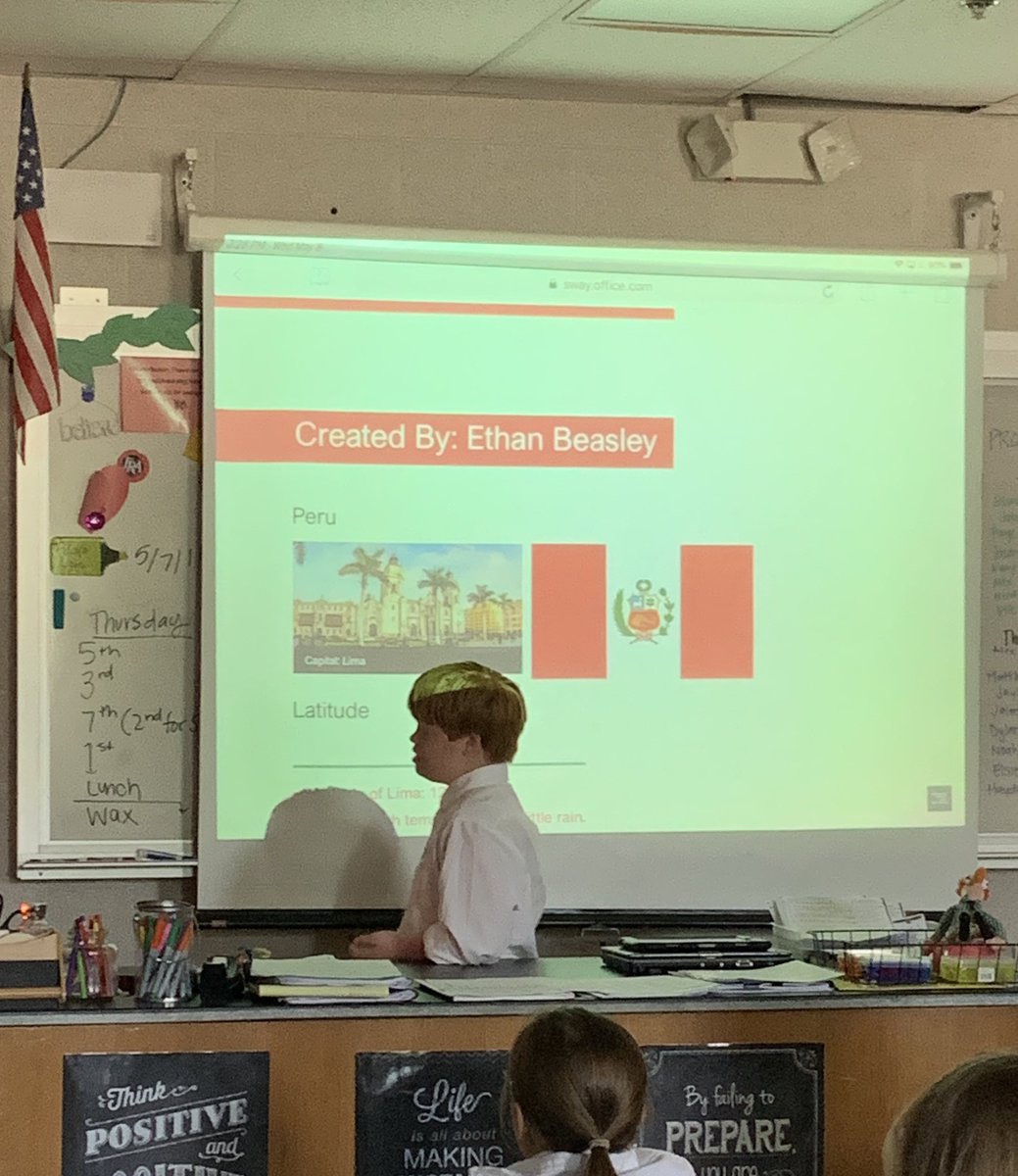 FRAmsDavis's tweet photo. 5th grade students created and presented amazing Climate Projects using Sway. Research plus culture! #Science #5thgrade @smurphy726 @FRAmrsNelson https://t.co/4IPFmzx5bF