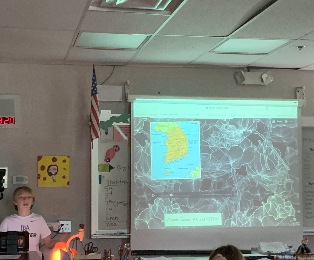 FRAmsDavis's tweet photo. 5th grade students created and presented amazing Climate Projects using Sway. Research plus culture! #Science #5thgrade @smurphy726 @FRAmrsNelson https://t.co/4IPFmzx5bF