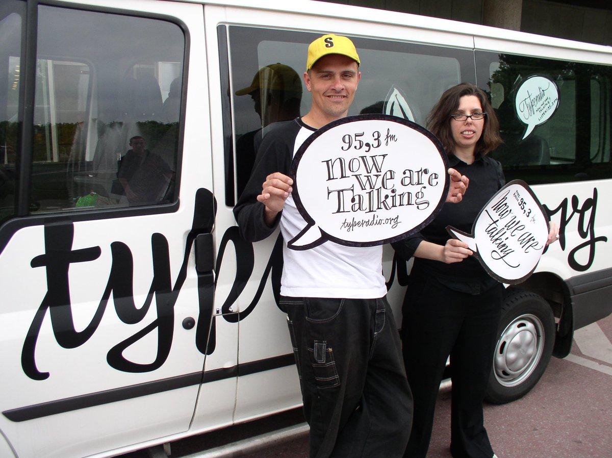 underware's tweet photo. Time flies when you’re having fun. Today it’s 15 years since @Typeradio aired for the first time, at 95.3 FM in Berlin. https://t.co/HVO4eGfczg