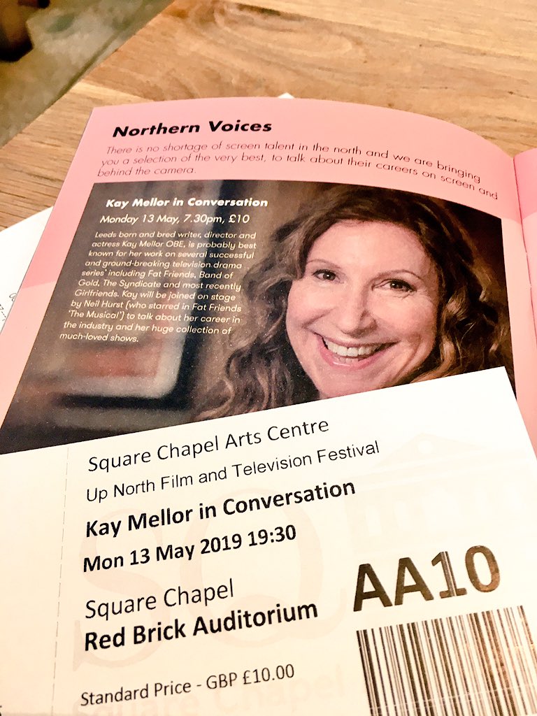 Excited to see fellow @NLightsActorsM @neilhurst interview @RollemProdCo ‘s #KayMellor @squarechapel tonight. Research for @WorksWithWords brilliant adaptation of @adellestripe equally brilliant novel, #blackteethandabrilliantsmile dir. by @kasharshad & prod by @Freedom_Studios