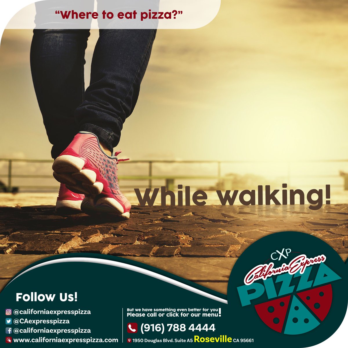 CAexpresspizza's tweet photo. The right address for food!
#welcome @eat @pizza #food #flavor #hunger #correctaddress #hungry #lunch #entertainment #worldpizzas @ilovepizza #Smallsized #mediumsize #largesize #beverage @icecream #callnow #takeaway #smile #Goodday @CAexpresspizza https://t.co/eSb0fAajfB