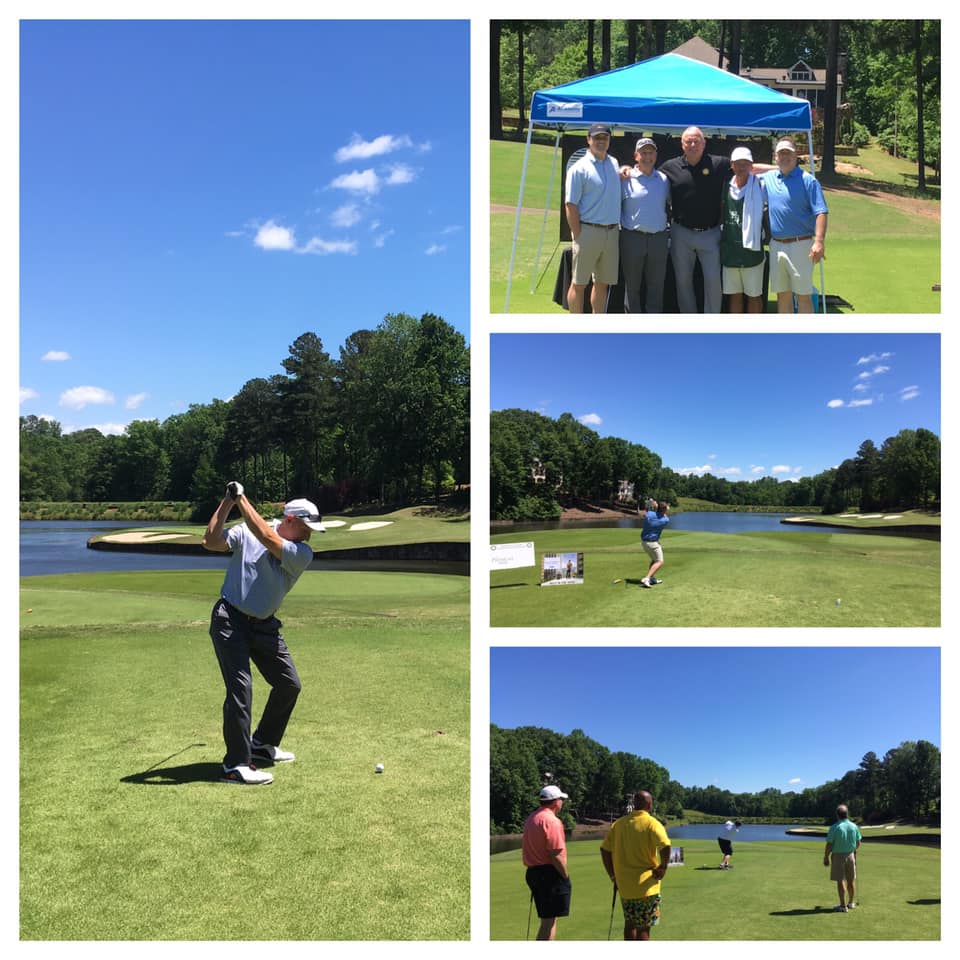 BestATLElectric's tweet photo. Pinecrest Academy Celebrity Golf Scramble! #arcangelelectric #golfforacause #atlantafalcons #terancemathis #firelighthomes https://t.co/hSm6HM7q74