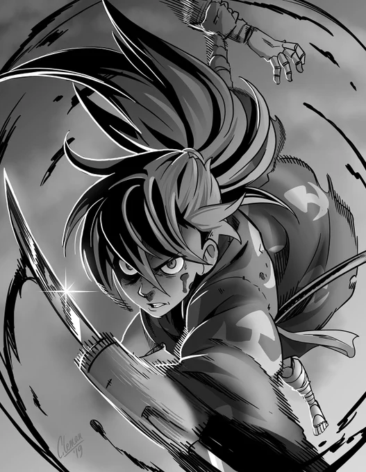 https://t.co/YHYVr2tM6w Un petit fanart de Hyakkimaru ! Très bon épisode 18 d'ailleurs, tant pour l'animation que pour le scénario. 